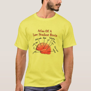 Atlas of Law Student Brain T-shirt