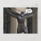 Atlas, Pensez à vous - Carte postale NYC H (Devant)