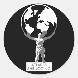 Atlas Ronde Sticker