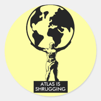 Atlas Ronde Sticker
