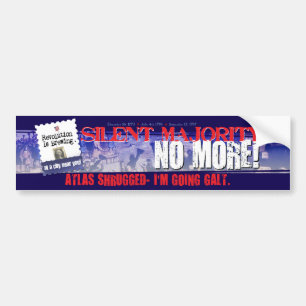 Atlas Shrugged-Ik ga Galt bezoeken Bumpersticker