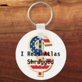 Atlas Shrugged-sleutelketting Sleutelhanger (Voorkant)