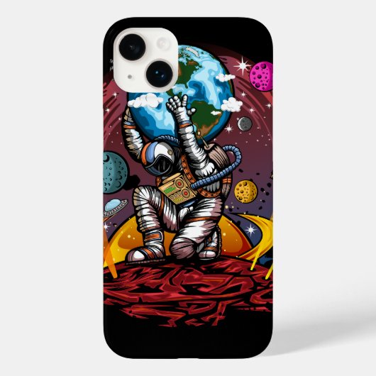 Atlas Space Man Case-Mate iPhone Case (Achterkant)