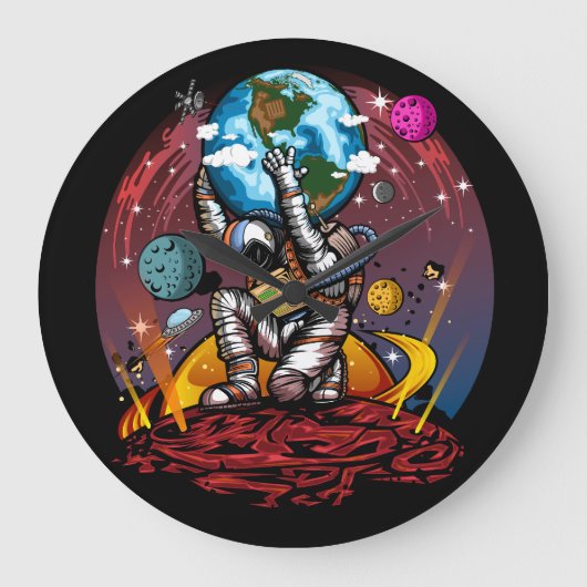 Atlas Space Man Grote Klok (Voorkant)