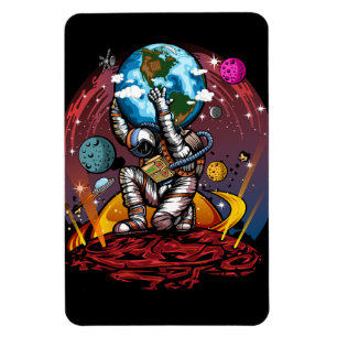 Atlas Space Man Magneet