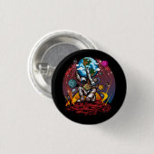 Atlas Space Man Ronde Button 3,2 Cm (Voorkant /achterkant)