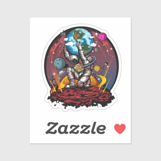 Atlas Space Man Sticker (Vel)