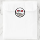Atlas Sticker - Rond (Tas)