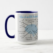 Atlas van een brainschenken van een ER-verpleegste Mok (Links)