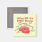 atlas van een EMT-brein Magneet (Voorkant / Achterkant)