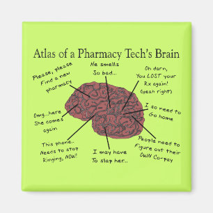 Atlas van een Farmacie Tech's Brain Magneet