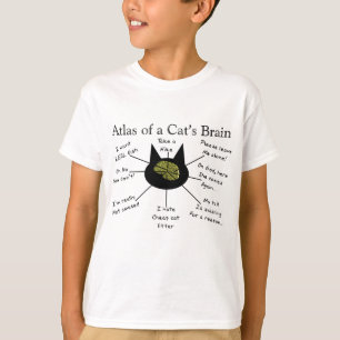 atlas van het brein van een auto t-shirt