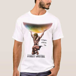 Atlas Verkopers All by Street Justice T-shirt