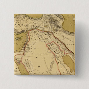 Atlas Vierkante Button 5,1 Cm
