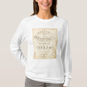 atlas voor de universele school t-shirt
