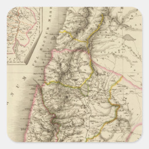 Atlas voor het Religieuze Midden-Oosten Vierkante Sticker