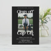 Atleet Afstuderen verwijdert Pet op Kaart (Staand voorkant)