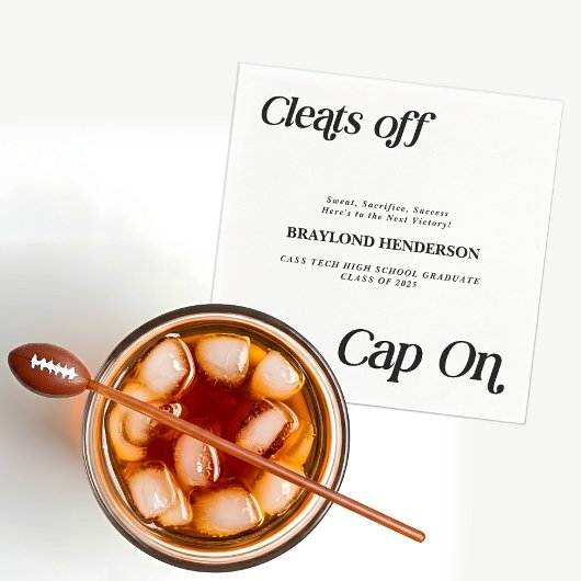 Atleet Afstuderen verwijdert Pet op Servet