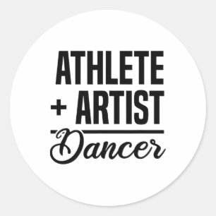 Atlete + Artiest = Danser Ballerina Ballet Dancing Ronde Sticker