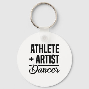 Atlete + Artiest = Danser Ballerina Ballet Dancing Sleutelhanger