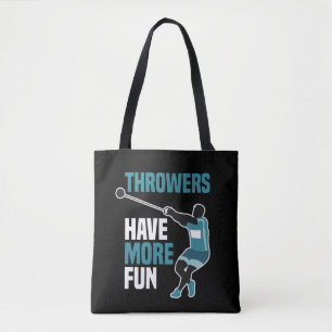 Atletiek hamerwerpen sport cadeau draagtas