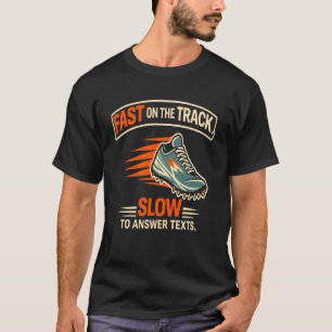 Atletiek Sprinter Springer Hardloper Atleet Tiener T-shirt