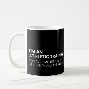 Atletiek Trainer Grappige Werk Uitdrukking Koffiemok