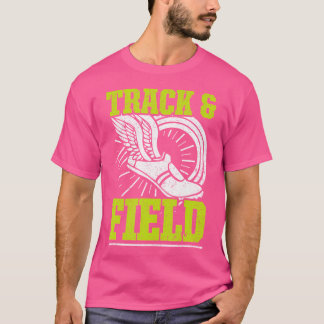 Atletiekbaan Team Vrouwen Mannen T-shirt
