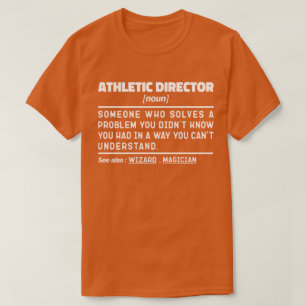 Atletisch directeur Noun Definition Sport Cool Dad T-shirt