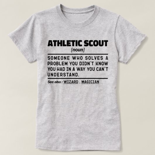 Atletisch Scout Zelfstandig Naamwoord Definitie Sp T-shirt (Design voorkant)
