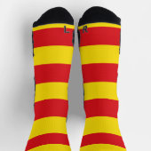 Atletische crewsok met vlag van Catalonië Sokken (Top)