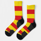 Atletische crewsok met vlag van Catalonië Sokken (Links)