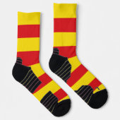 Atletische crewsok met vlag van Catalonië Sokken (Rechts)