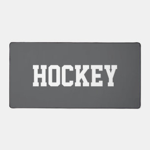 Atletische HOCKEY Witte Tekst Op Krachtig Modern G Bureaumat