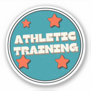 Atletische training sticker