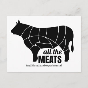 ATM - Carte postale Badge Beefy