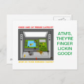 ATM TASTING CLUB BRIEFKAART (Voorkant / Achterkant)