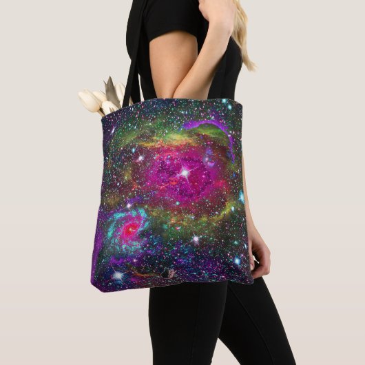 Atmosferische Star Field Canvas tas (Dichtbij)
