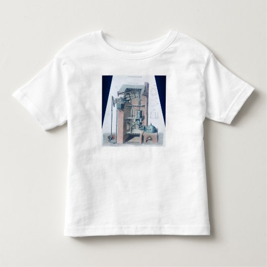 Atmosferische stoommotor kinder shirts (Voorkant)