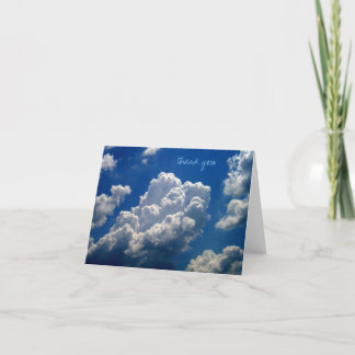 'Atmosphere 1'-fotokaart Bedankkaart