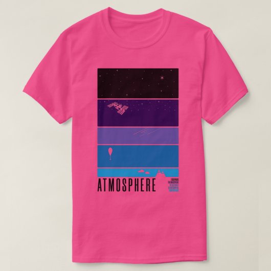Atmosphere Layers Design  T-shirt (Design voorkant)