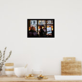 Atmosphère parisienne Caline Rue Rambuteau Poster (Cuisine)