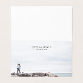 Atmosphère Photo Espace vierge Événement Carte Pla (Extérieur déplié)