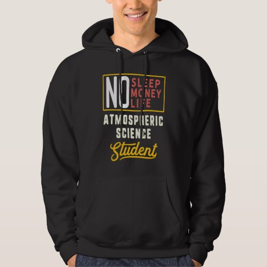 Atmospheric Science Major Studen Graduation Hoodie (Voorkant)