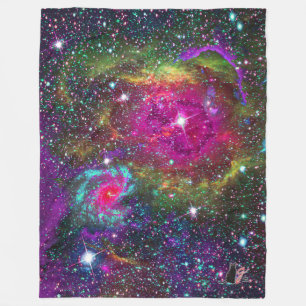 Atmospheric Star Field Fleece Blanket
