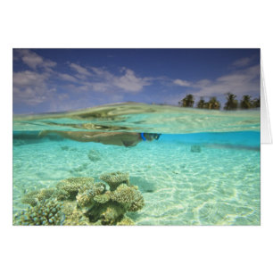 Atoll de South Huvadhoo, Maldives du Sud, Indien