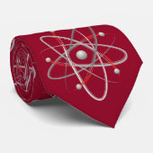 Atom | achtergrond van de burgung stropdas (Opgerold)
