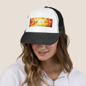 ATOM Banner Trucker Hat Pet (In situ)