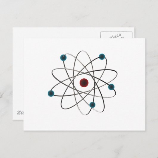 Atom Briefkaart (Voorkant / Achterkant)