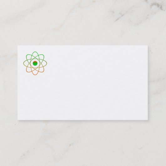 Atom Cartes de visite (Dos)